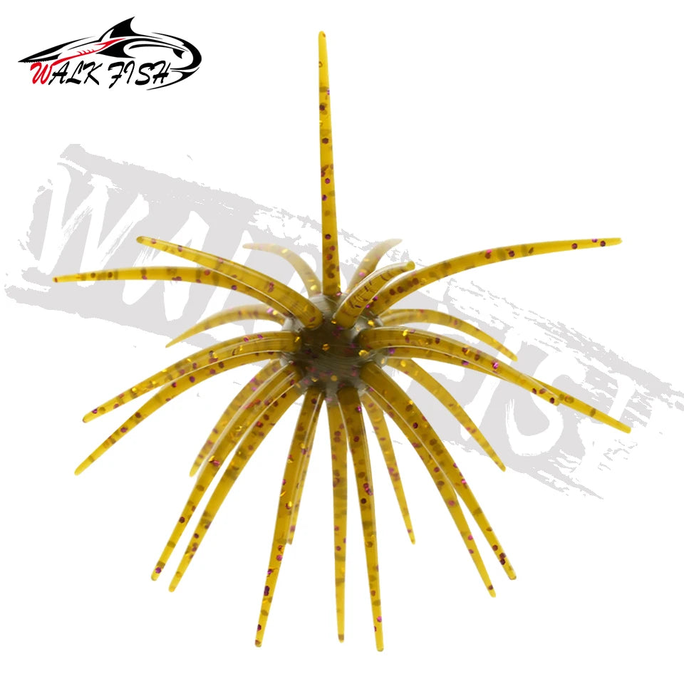 ウニ型ワーム 110mm 9g TPE 3個入 全20色 WALK FISH / ウォークフィッシュ