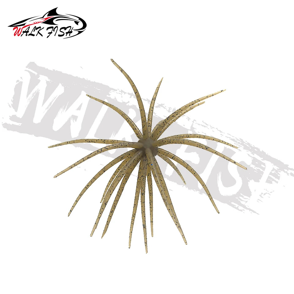 ウニ型ワーム 40〜110mm 0.5〜8.7g TPE 3個入 全9色 WALK FISH / ウォークフィッシュ