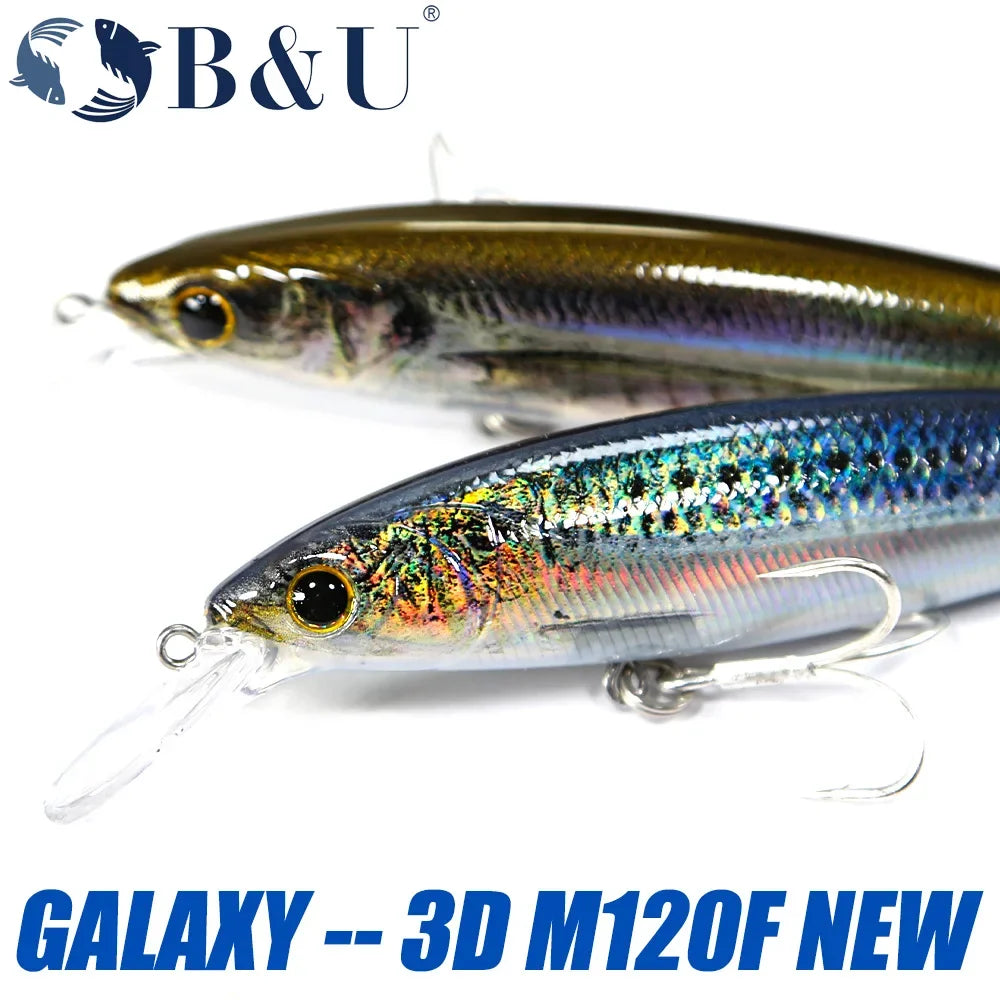 ギャラクシー M120F フローティングミノー B&U / ビーアンドユー