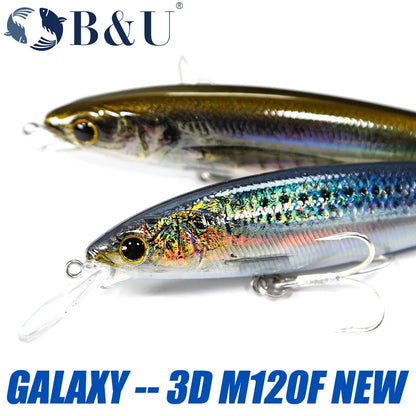 ギャラクシー M120F フローティングミノー B&U / ビーアンドユー