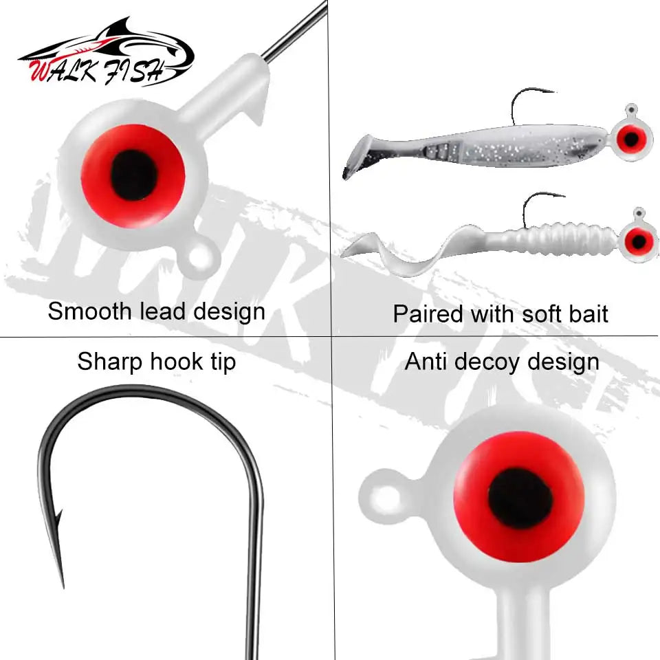 ジグヘッド 1.75/3.5g 5個入 WALK FISH / ウォークフィッシュ