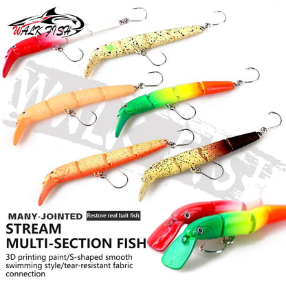 ジョイントミノー 88mm 5g シングルフック WALK FISH / ウォークフィッシュ