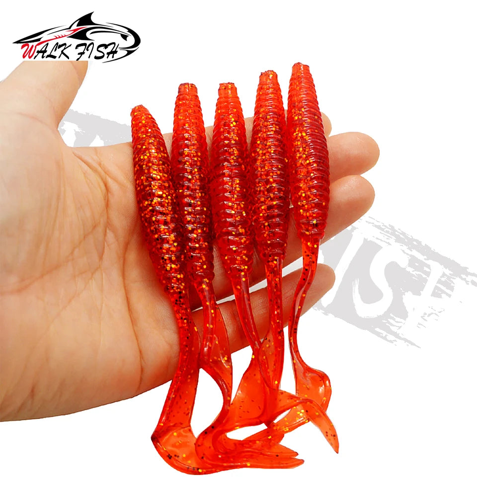 シングルテールワーム 130mm 6g 5本入 WALK FISH / ウォークフィッシュ