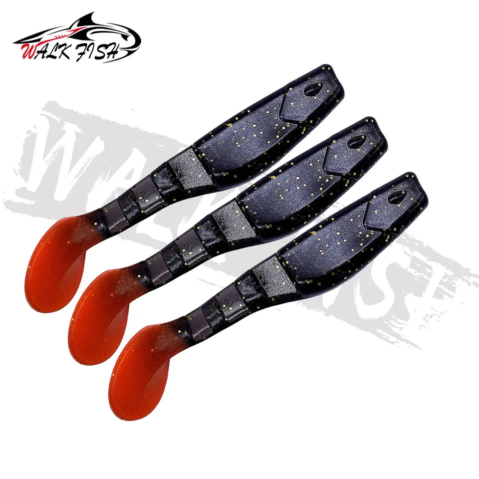 シャッドテールワーム 100mm 10.3g 3本入 WALK FISH / ウォークフィッシュ