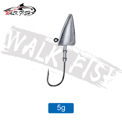 三角ヘッドジグヘッド 3.5〜20g 5個入 WALK FISH / ウォークフィッシュ