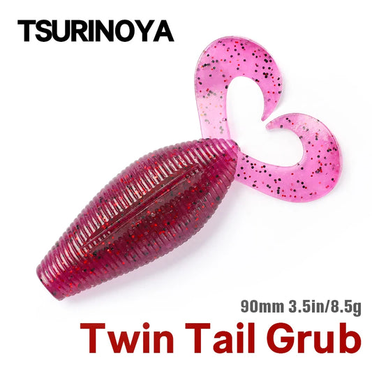 スパイロンツイン 90mm/8.5g 6本入り TSURINOYA / ツリノヤ