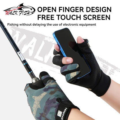 フィッシンググローブ 3本切れ 防水シリコン WALK FISH / ウォークフィッシュ