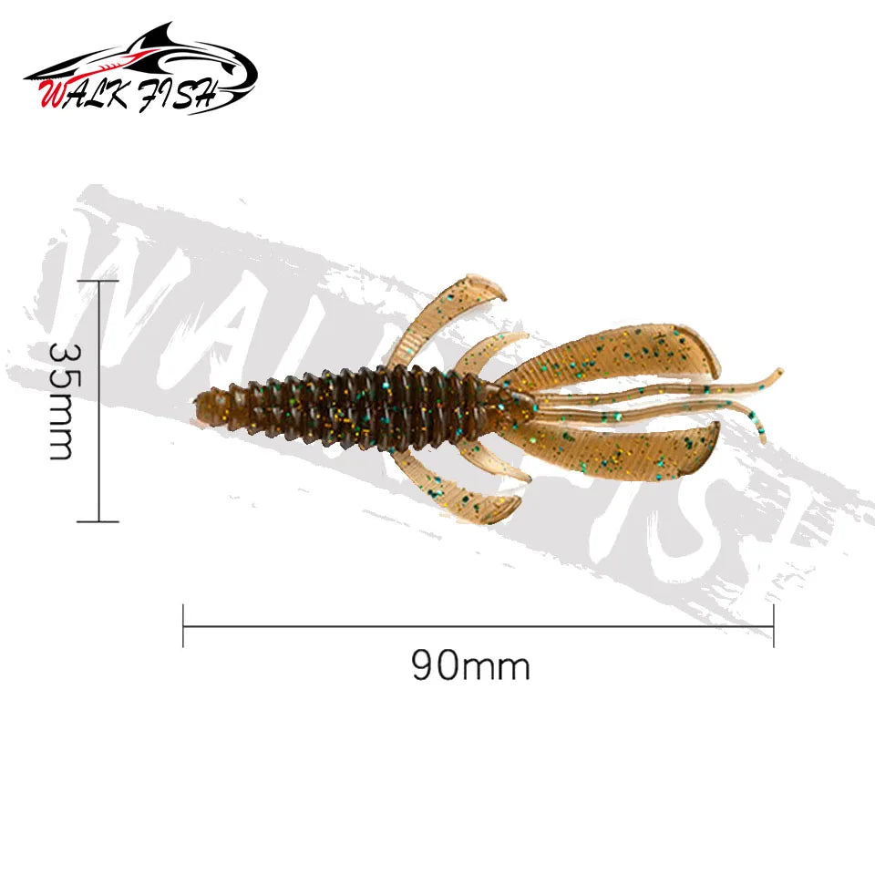 ホッグワーム 90mm 3g 8本入 WALK FISH / ウォークフィッシュ