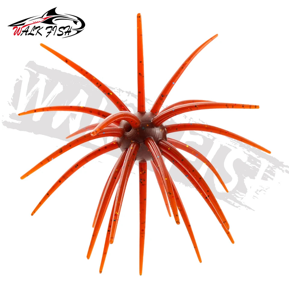 ウニ型ワーム 110mm 9g TPE 3個入 全20色 WALK FISH / ウォークフィッシュ
