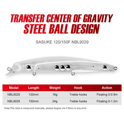 サスケ 裂波 120mm/16g・150mm/24g 3個入り NOEBY / ノービ
