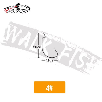 オフセットフック 2.3〜5.5cm 50本入 WALK FISH / ウォークフィッシュ