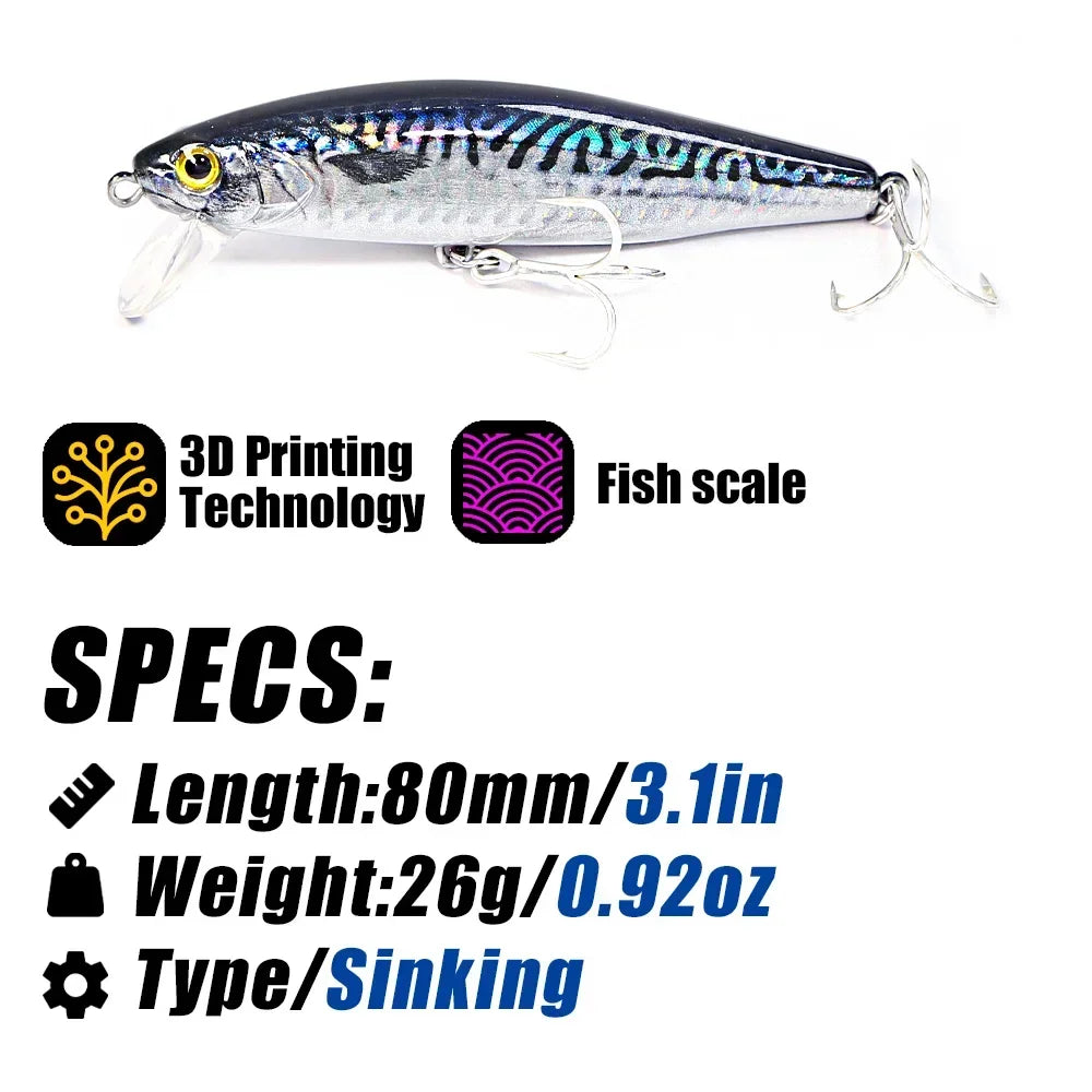 K-シーバス01 80mm B&U / ビーアンドユー