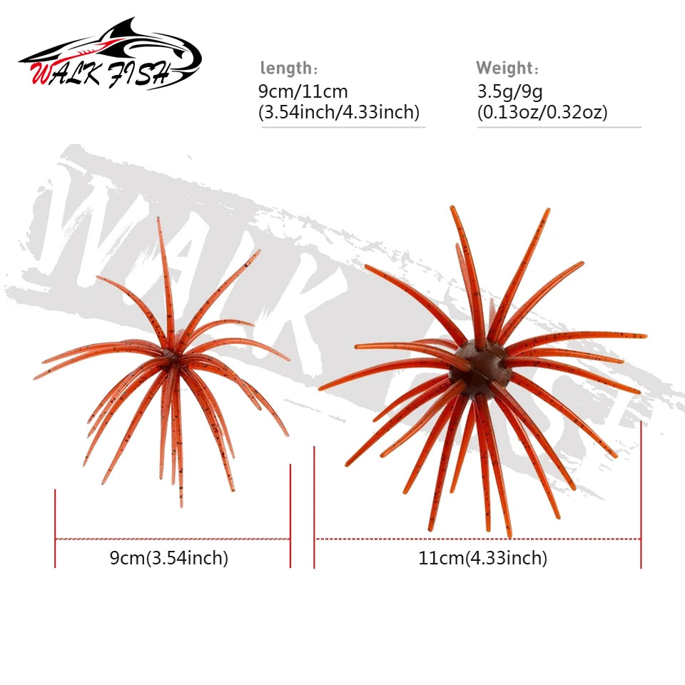 ウニ型ワーム 3.5/9g TPE WALK FISH / ウォークフィッシュ