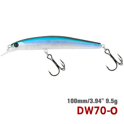 DW70 100SP サスペンドミノー 100mm/9.5g TSURINOYA / ツリノヤ