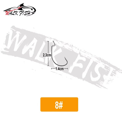 オフセットフック 2.3〜5.5cm 50本入 WALK FISH / ウォークフィッシュ