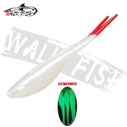 スプリットテールワーム 120mm 10g フローティング 5本入 WALK FISH / ウォークフィッシュ