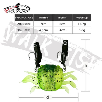クラブワーム 4.5/7cm 5.8/13.7g WALK FISH / ウォークフィッシュ