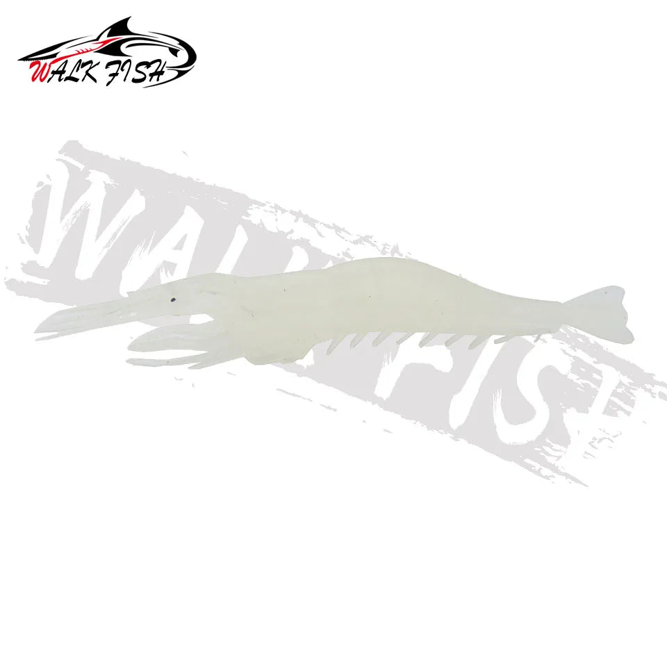 シュリンプワーム 90mm 3.8g 蓄光アイ 5本入 WALK FISH / ウォークフィッシュ