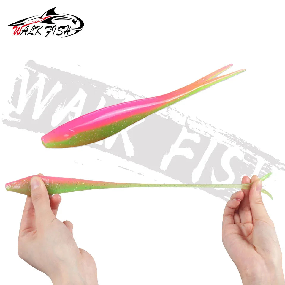 スプリットテールワーム 180mm 18g フローティング 3本入 WALK FISH / ウォークフィッシュ