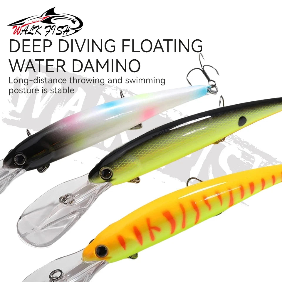 フローティングミノー 120mm 20g 深場トローリング WALK FISH / ウォークフィッシュ