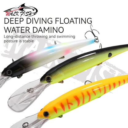 フローティングミノー 120mm 20g 深場トローリング WALK FISH / ウォークフィッシュ