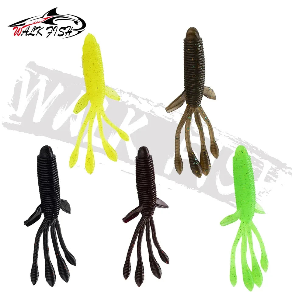 シュリンプワーム 80mm 3g 10本入 WALK FISH / ウォークフィッシュ