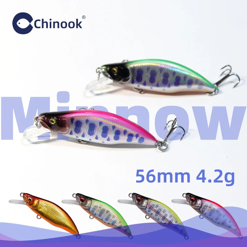 Chinook トラウトミノー56(リプロダクト) 1/8オンス（4.2g） 全10種