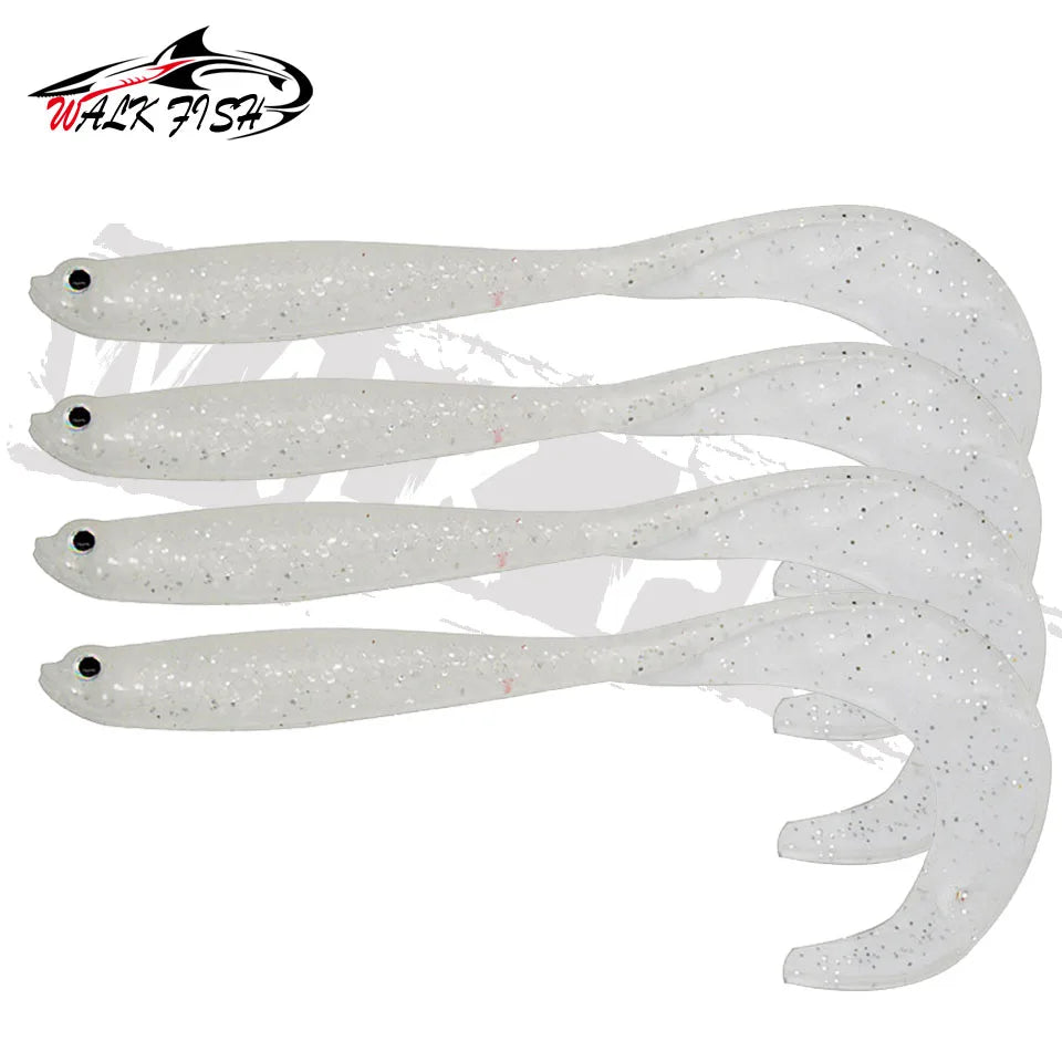 シャッドテールワーム 12.5cm 5.5g 4本入 全8色 WALK FISH / ウォークフィッシュ