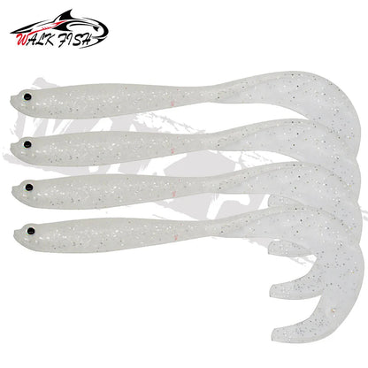 シャッドテールワーム 12.5cm 5.5g 4本入 全8色 WALK FISH / ウォークフィッシュ
