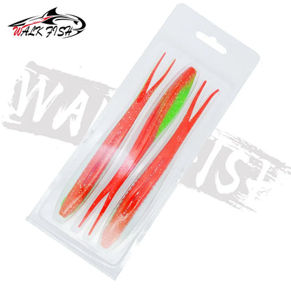 スプリットテールワーム 170mm 15.5g 3本入 全6色 WALK FISH / ウォークフィッシュ