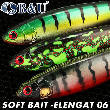 B&U パドルテール(リプロダクト) 8.2インチ 全5種