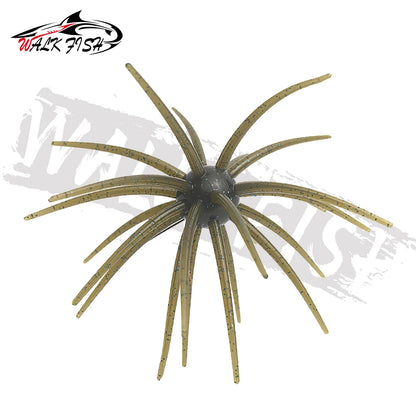 ウニ型ワーム 40〜110mm 0.5〜8.7g TPE 3個入 全9色 WALK FISH / ウォークフィッシュ