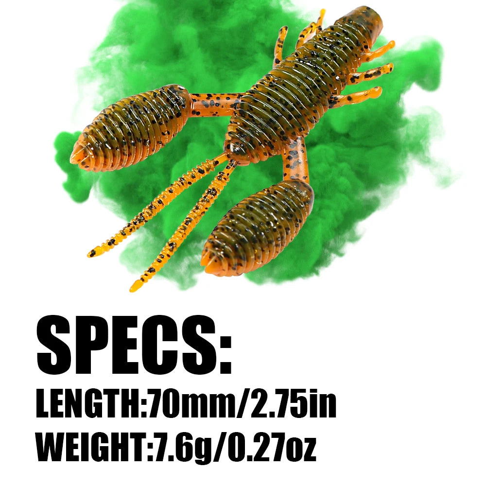 ベローズクロー 70mm/7.6g 4本入り B&U / ビーアンドユー