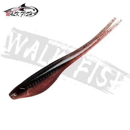 スプリットテールワーム 120mm 10g フローティング 5本入 WALK FISH / ウォークフィッシュ