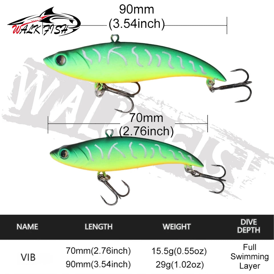 バイブレーション 70/90mm 15.5/29g WALK FISH / ウォークフィッシュ