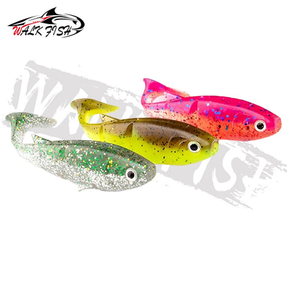 シャッドテールワーム 70mm 4.5g 6本入 WALK FISH / ウォークフィッシュ