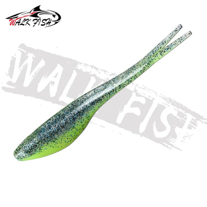 スプリットテールワーム 120mm 10g フローティング 5本入 WALK FISH / ウォークフィッシュ