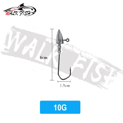 三角ヘッドジグヘッド 3.5〜20g 5個入 WALK FISH / ウォークフィッシュ