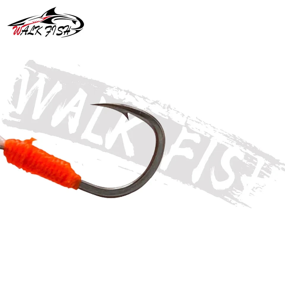 アシストフック シングル 18〜23mm 6#〜10# 10本入 WALK FISH / ウォークフィッシュ