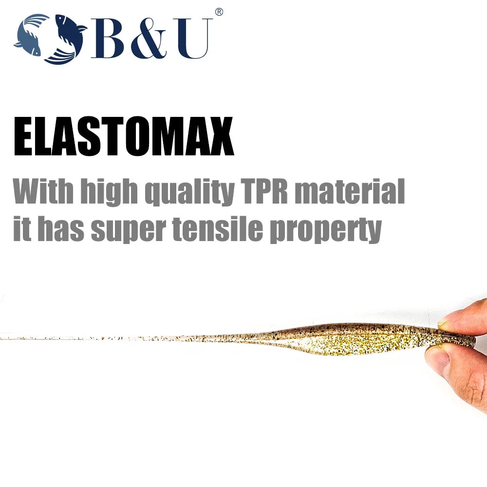 サカマタシャッド 125mm/6g 3本入り B&U / ビーアンドユー