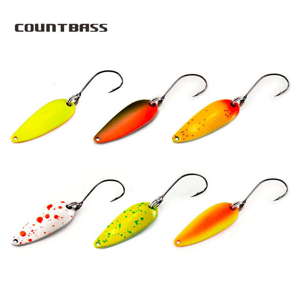 ブラス トラウトスプーン 2.4g/4g COUNTBASS / カウントバス