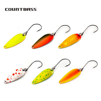 ブラス トラウトスプーン 2.4g/4g COUNTBASS / カウントバス