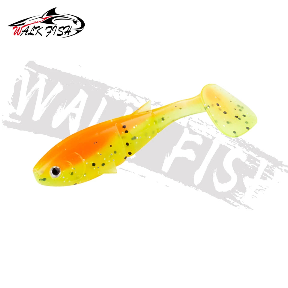 シャッドテールワーム 70mm 4.5g 6本入 WALK FISH / ウォークフィッシュ