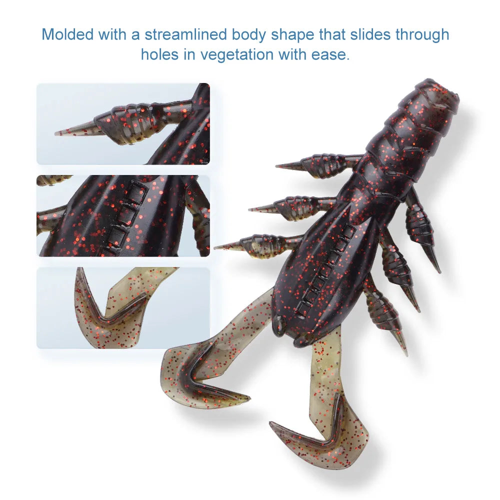 Ninja Craw 85mm/8.4g 6本入り DYY / ディーワイワイ