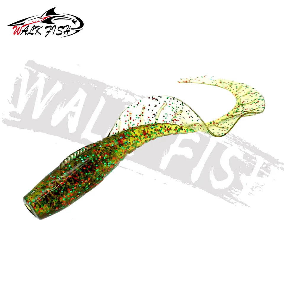 カーリーテールワーム 110mm 13g 3本入 WALK FISH / ウォークフィッシュ