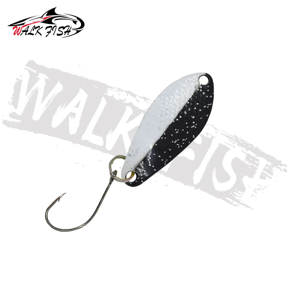 スプーン 31mm 3g シングルフック 全7色 WALK FISH / ウォークフィッシュ
