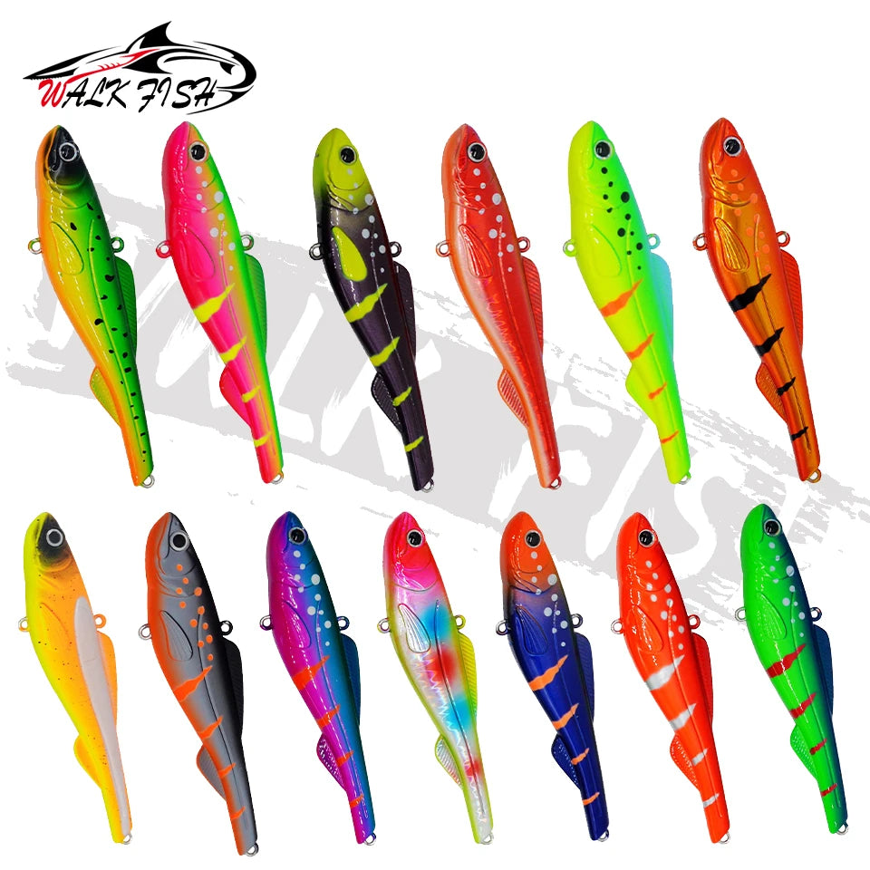 バイブレーション 90mm 26g ラトル入り WALK FISH / ウォークフィッシュ
