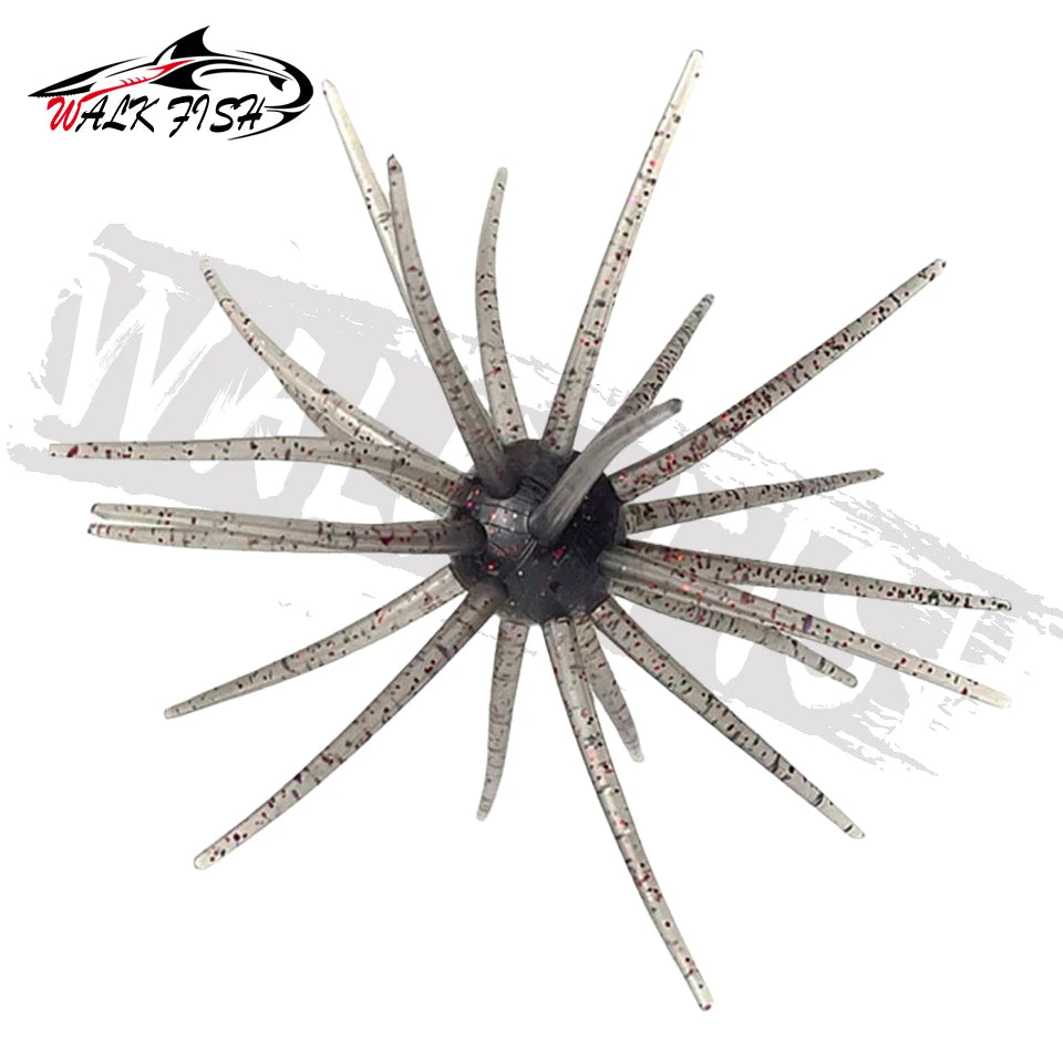 ウニ型ワーム 40〜110mm 0.5〜8.7g TPE 3個入 全9色 WALK FISH / ウォークフィッシュ