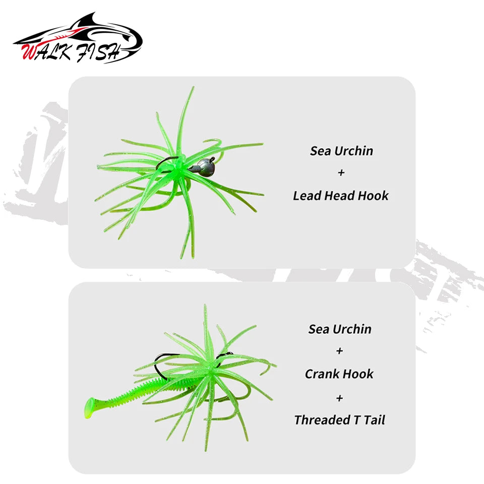 ウニ型ワーム 3.5/9g TPE WALK FISH / ウォークフィッシュ