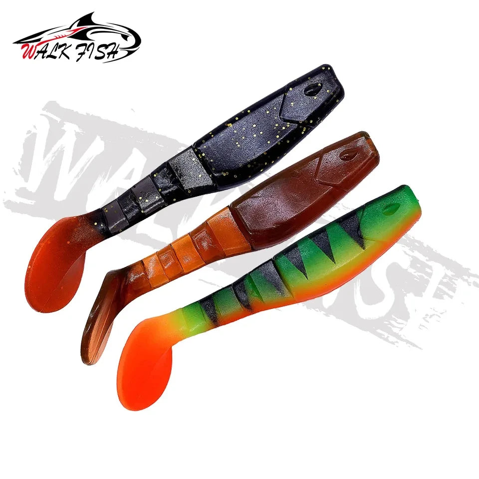 シャッドテールワーム 100mm 10.3g 3本入 WALK FISH / ウォークフィッシュ